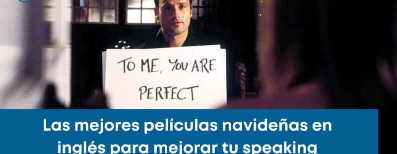 Estudiante viendo películas navideñas en inglés para practicar speaking en IML Granada