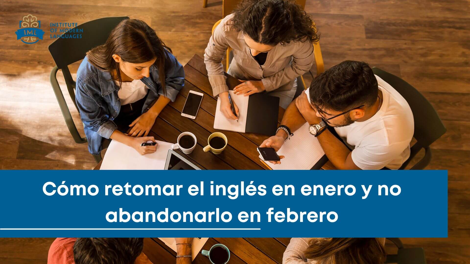 Alumno retomando clases de inglés en enero en IML Granada