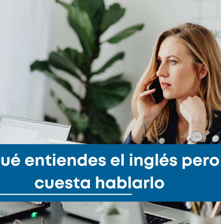 Alumno practicando speaking en clase de inglés en IML Granada